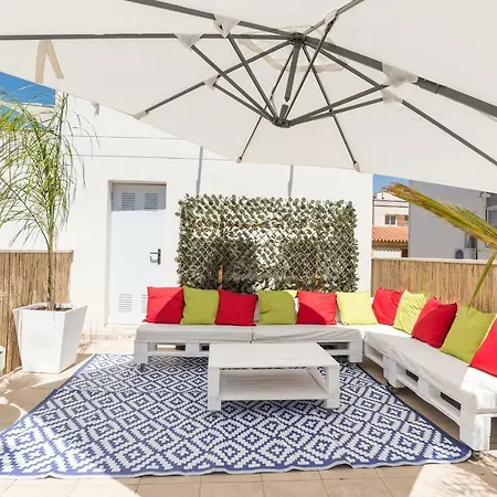 Apartment Ma2b-bright With Rooftops With Palms Near Old Town Malaga