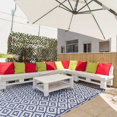 Ma2b-bright With Rooftops With Palms Near Old Town Apartment Malaga